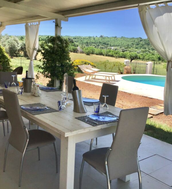 Area Pranzo esternaTrullo Paradise