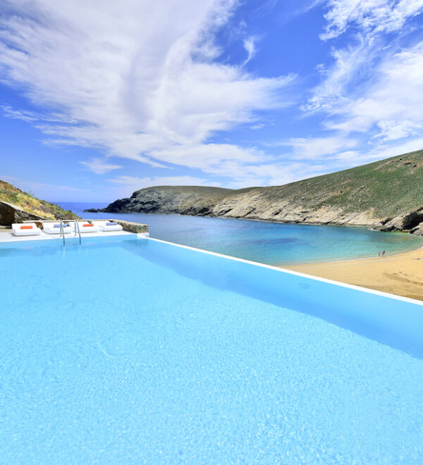 pool and beach