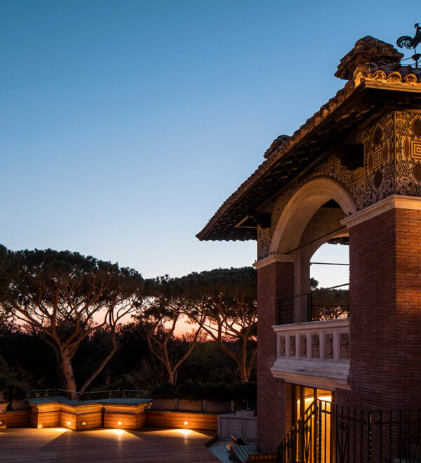 Rooftop view Villa Clara luxury property The Heritage Collection Italy Rome