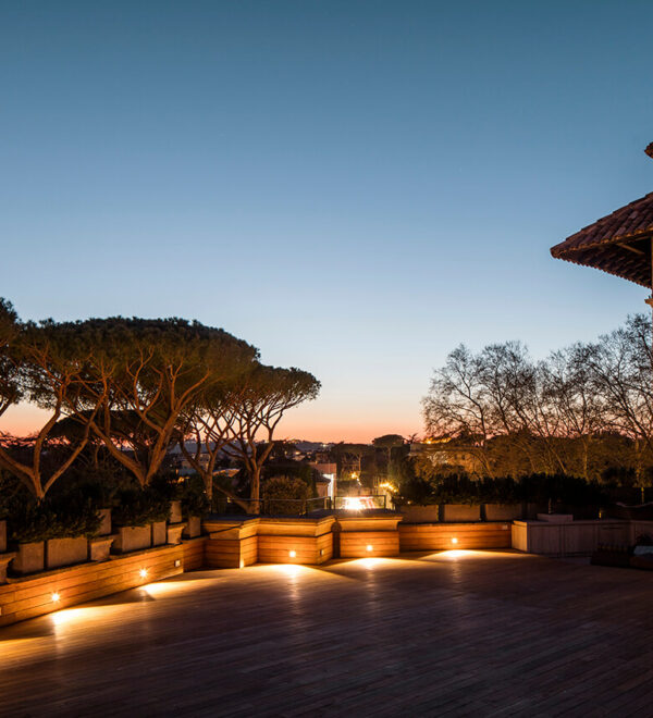 party rooftop Villa Clara luxury property The Heritage Collection Rome