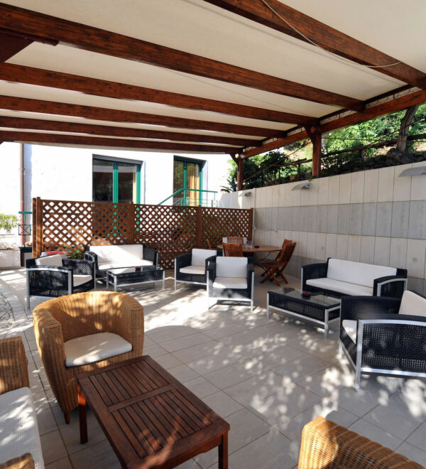 covered terrace