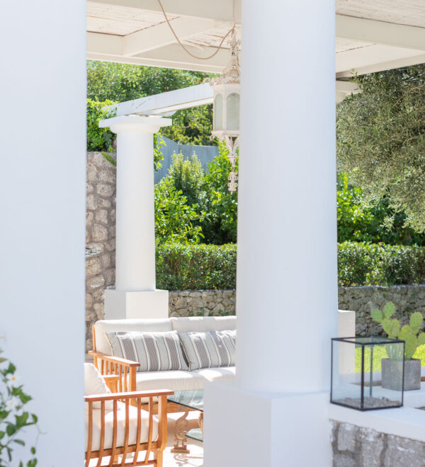 Private villa with garden and pool in Capri