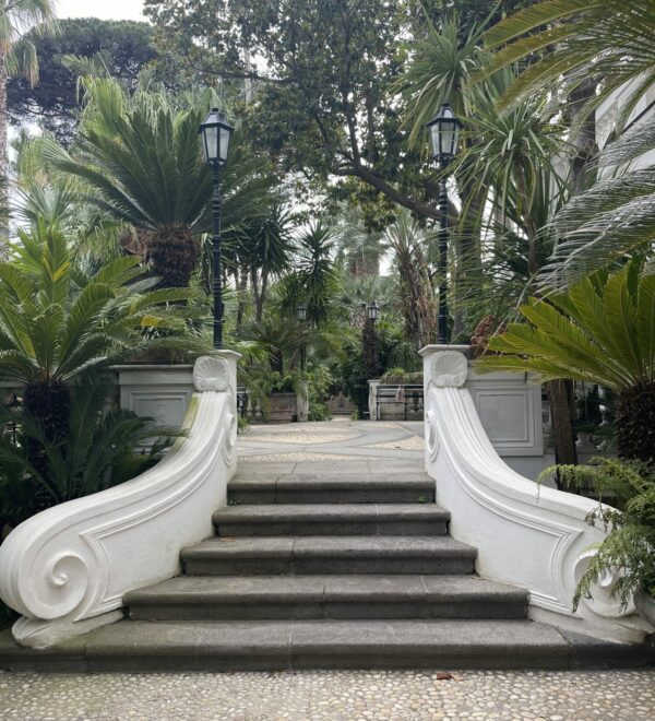 garden stairs