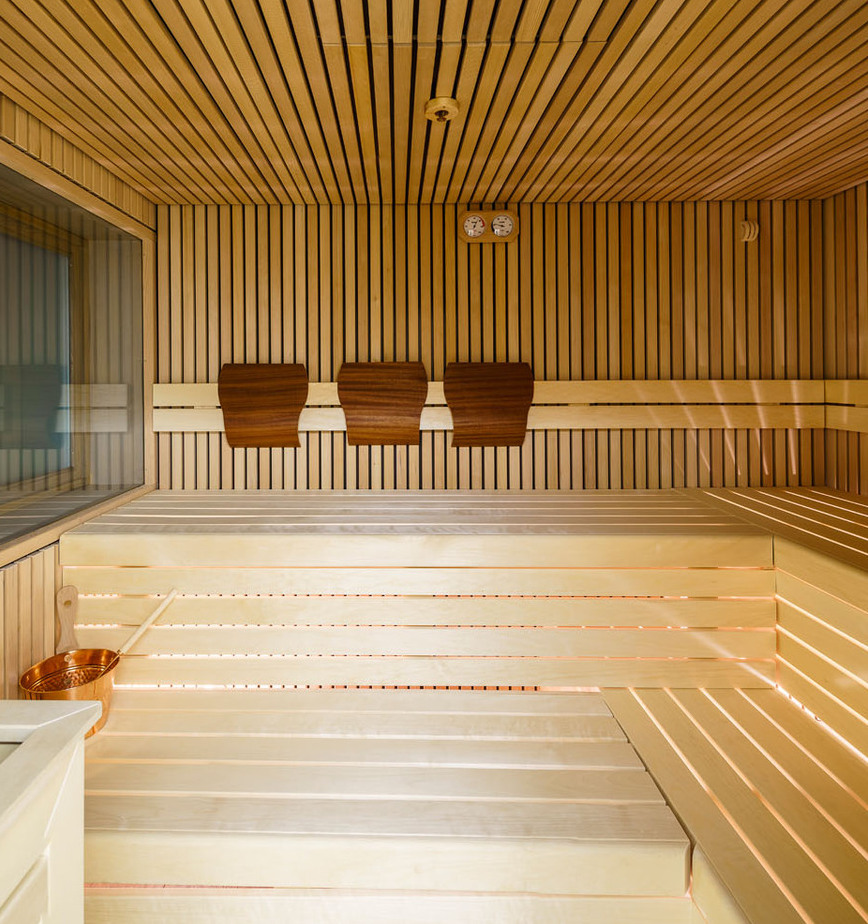 dolomite chalet private sauna