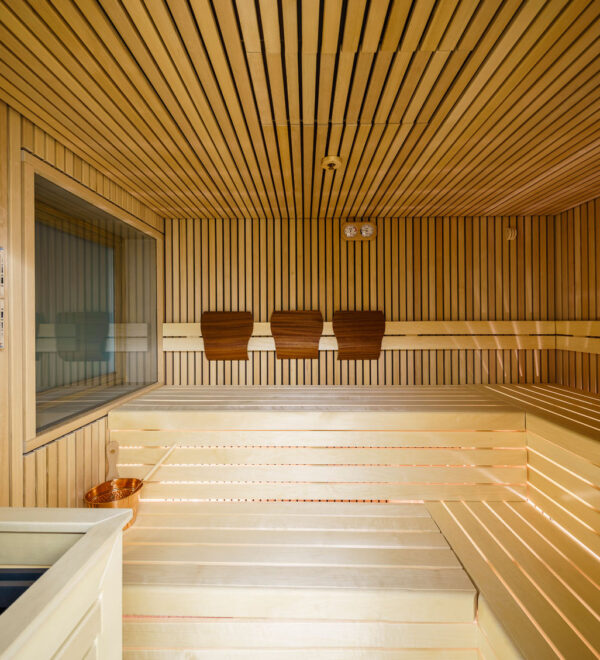 luxury chalet d'Ampezzo private sauna
