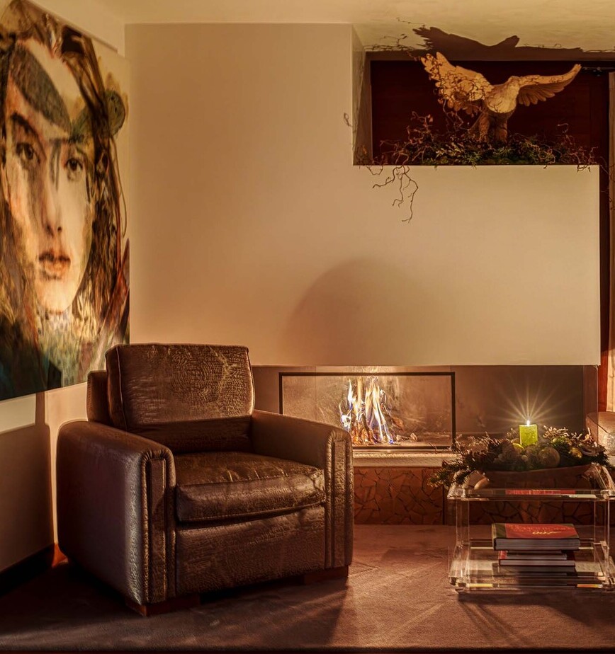 Dolomites chalet luxury interior