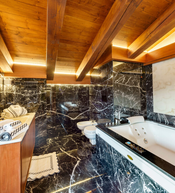 luxury chalet d'Ampezzo interior